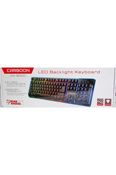 CARBOON Ck-8000 Gaming Klavye Mekanik Hisli Rgb Işıklı