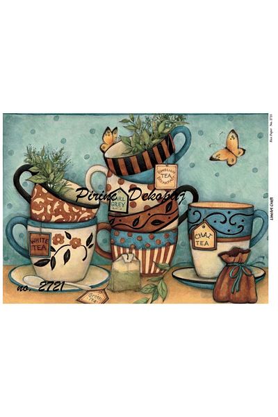 LİNEART Rice Decopage Paper No:2721