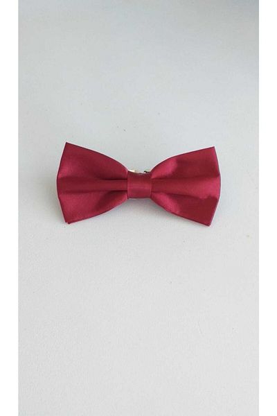 Moda Nur Kids Papion Burgundy Satin