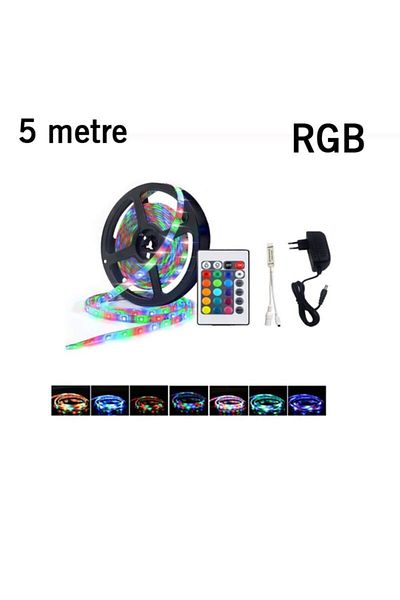 Cata 5Mt Rgb Led Strip Plug and Play Set
