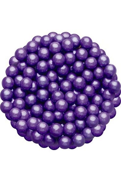 Dr. Gusto 8 mm - 250 g Purple Beads Cake Decoration Candy