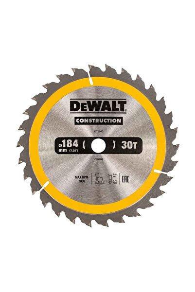 Dewalt 184 Mm 30 Diş Ahşap Daire Testere Bıçağı - Dt1940