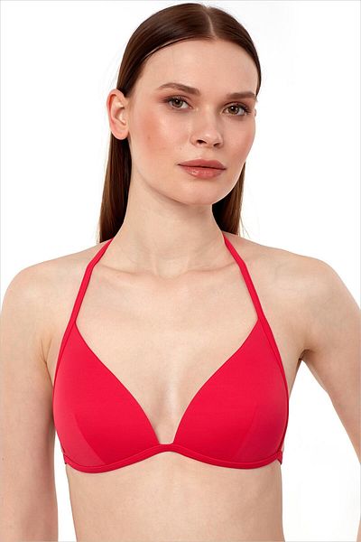 AYYILDIZ 63518 Red Supported Bikini Top