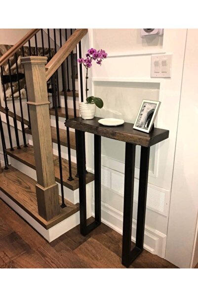 Ahchap Ahşap Ayaklı Tek Katlı Ahşap Konsol Dresuar ( Ry )
