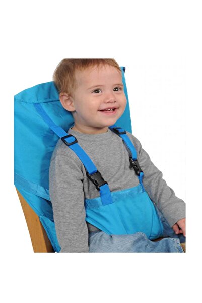 RevuBaby Portatif Kumaş Mama Sandalyesi Mavi