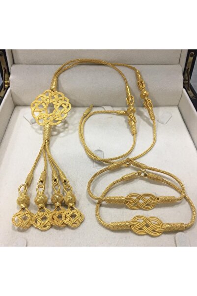 Altuntaş Gold&Silver Kazaziye Kolye-bileklik Set