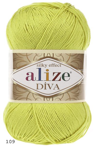 Alize Lemon Diva 109 (Συσκευασία των 5)