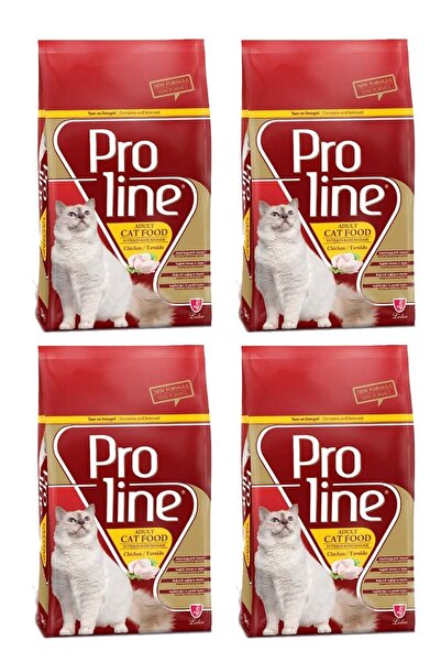Pro Line Proline Tavuklu Yetişkin Kedi Maması 1.5 Kg X 4 Adet