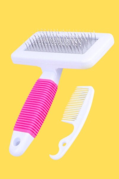 Buffer Small Size Hair Care Set - Pet Grooming Brush with Cat and Dog Wire