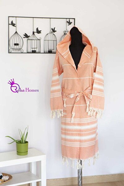 lizzamoda Natural Peştamal Bornoz