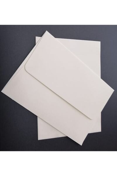Yener 130x180 180gr Krem Karanfil Davetiye Zarfı 50adet