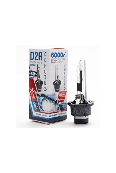 Photon D2r 6000k +%50 Fazla Işık Oem Ampul