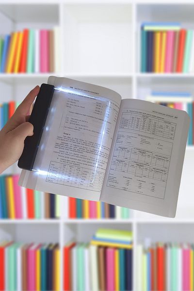 Buffer 3 قطع لوحة إضاءة LED بين الكتب