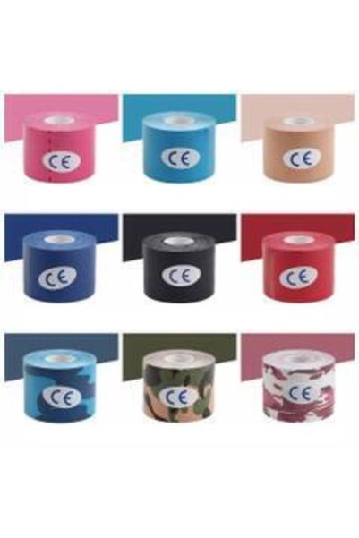 BiaTape Kinesio 5 cm x 5 m - Bandă pentru sportivi de culoarea pielii, 36 bucăți (36 bucăți în pachet)