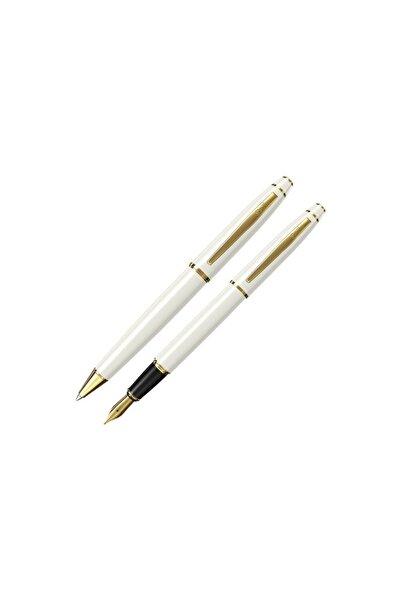 Scrikss Scrıkss Filling Pen 35 Min + Ballpoint White Gold