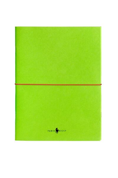 Fabio Ricci Z Notes 19x24 Cm Çizgili - Kareli Ikili Yeşil Defter