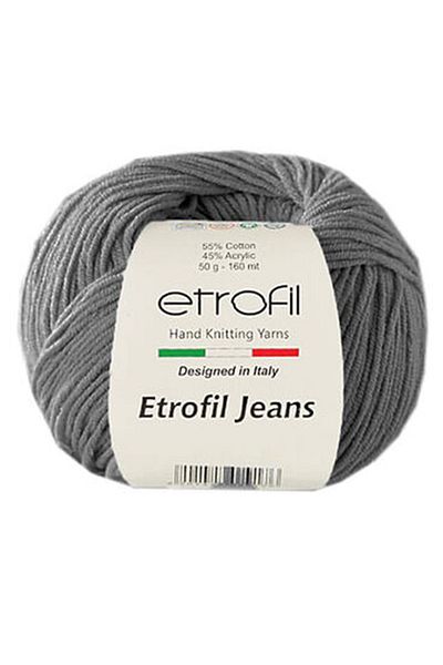 Etrofil Jeans Punch And Amigurumi Yarn 065 Σκούρο Γκρι