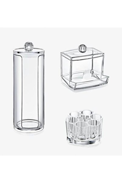 Bee Home 3-dijelni set organizatora (organizator za šminku) Ak504. - MKY-470