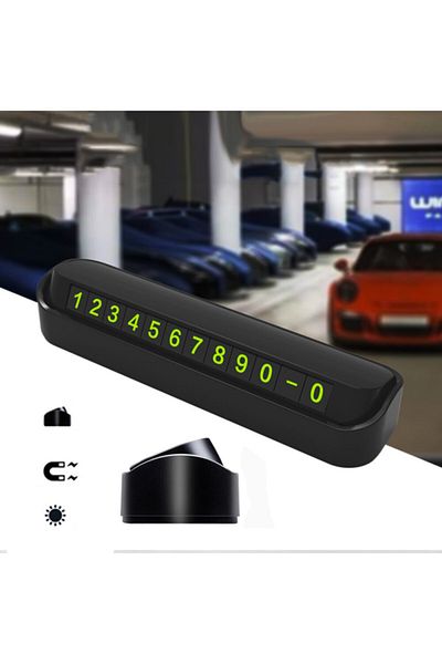 DIGERUI Phosphorescent Vehicle Parking Number (Open and Close) Platoon Pl-8691