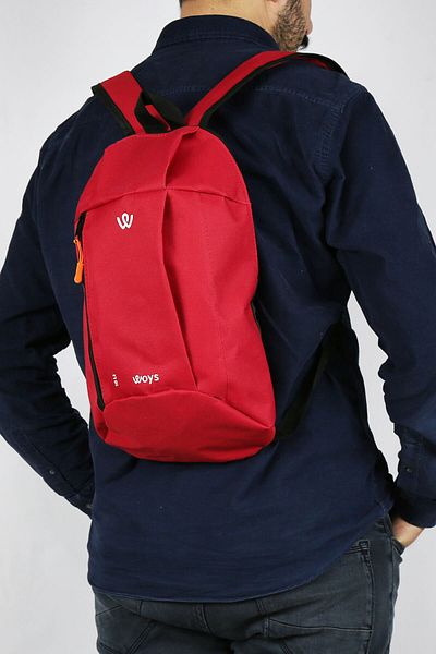woys 10lt Unisex Camping Cycling Hiking Red Mini Backpack