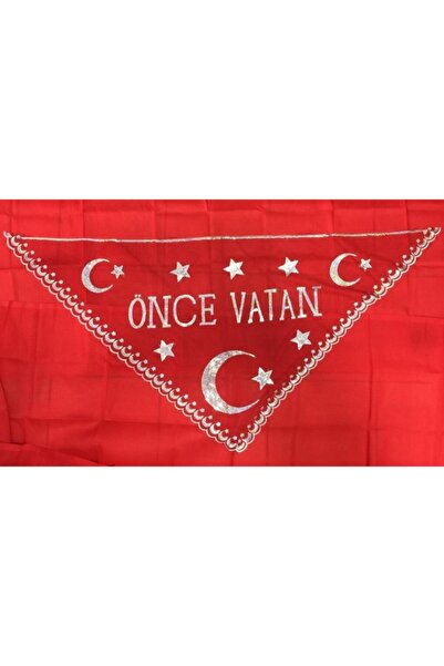 By Astek Üçgen Pullu Asker Örtüsü Önce Vatan