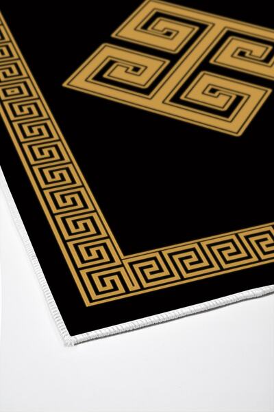 Alanur Home Alanur Trend 2-Piece Digital Bathroom Toilet Set - Non-Slip Base, Kt490 Gold