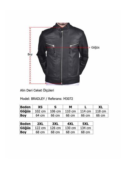 ALİN Men's Brown Bradley Shaded Brown Leather Jacket