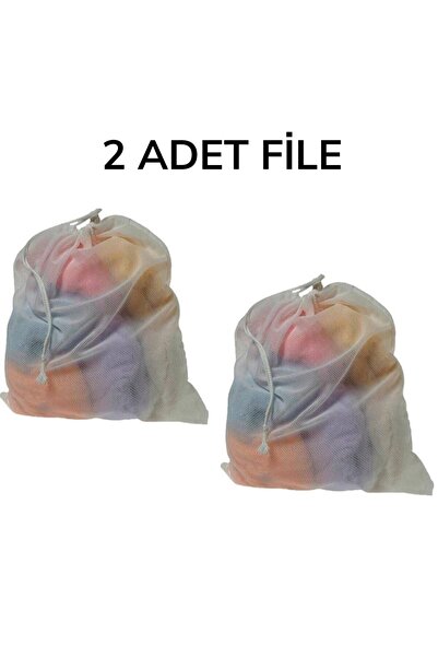 Buffer 2 Adet Perde Tül Güneşlik Çamaşır Makinesi Çamaşır Yıkama Filesi