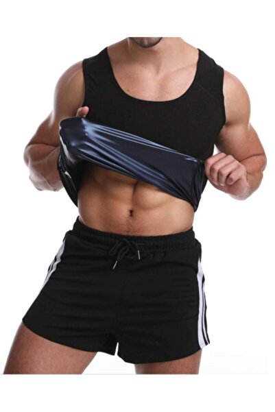 bejamonti Men's Thermal Sauna Tank Top