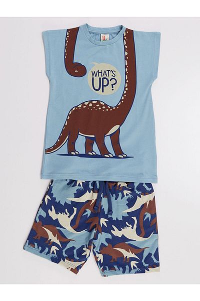 Denokids Αγόρια καλοκαιρινό σετ - Titan T-shirt και σορτς CFF-21Y1-039