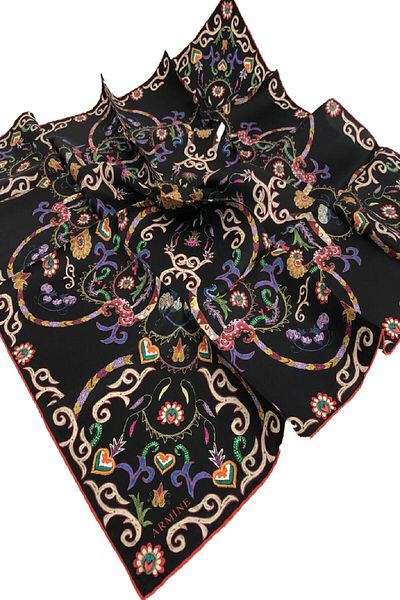 Armine Μεταξωτό Φουλάρι 8039d (S) (ΝΟΣΤΑΛΓΙΑ)