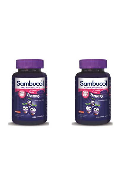 Sambucol _plus Kids Yummies 60 Tablets 2 Pieces