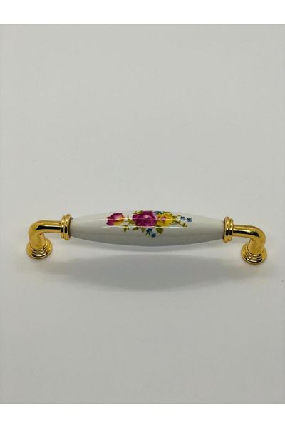 CLV PORSELEN KULP 128mm Porcelain Handle Furniture Handle Cabinet Handle-Stk2710