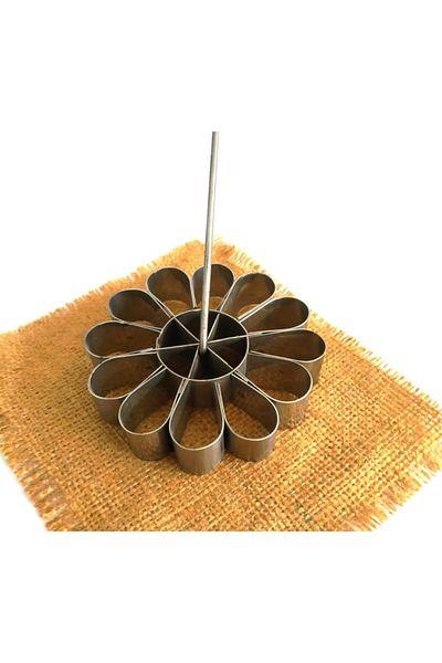 Nar kalıp Narkalıp Stainless Iron Dessert Mold Daisy Model