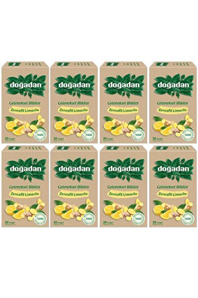 Doğadan شاي أعشاب الزنجبيل بالليمون - 8 قطع