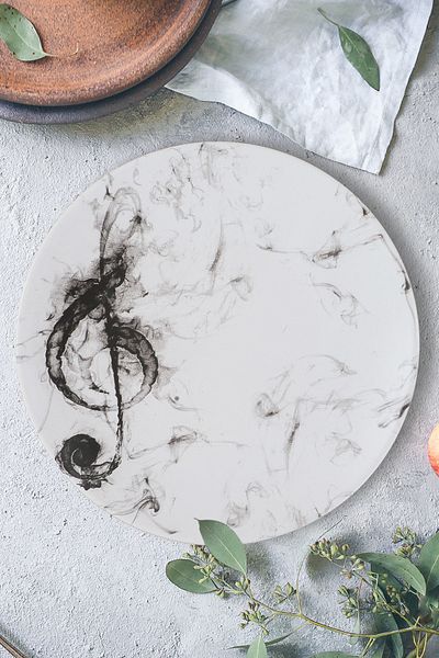 Keramika Arya Melodi Serving Plate 26 cm 6 Pieces