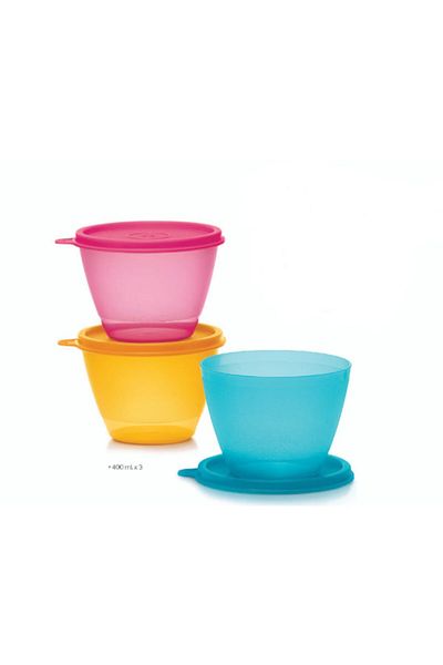 Tupperware Colorful Refrigerator Containers