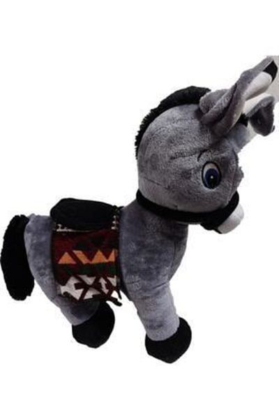 Şeker Adası Cute Plush Donkey Large Size Toy Gift Donkey Stopper 50 Cm