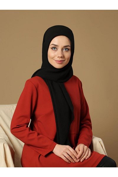 Levidor Women's Black Medina Silk Shawl