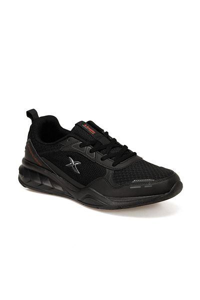 Kinetix Men's Black Lace-Up Running Shoes Justus