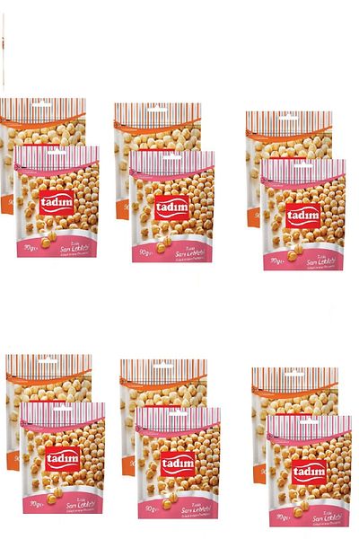 Tadım Yellow Chickpea Salted Roasted Hazelnut - 90 Gr x 6 Pieces