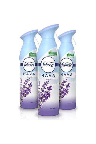 Febreze Hava Ferahlatıcı Sprey Oda Kokusu Lavanta Konforu 3 'lü Paket X 300 Ml
