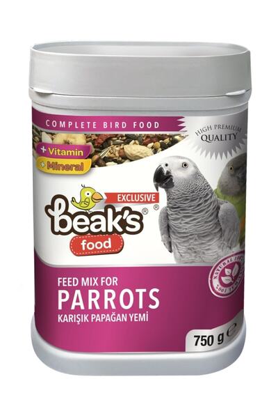 Beaks Vitaminli Ve Vineralli Karışık Papağan Yemi 750 Gr