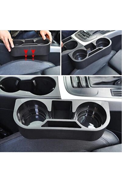Ankanorm حامل أكواب داخل السيارة بين المقعد ورأس المقعد الخلفي وحامل الأكواب
