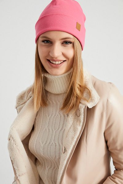 Butikgiz Women's Candy Pink Hat Beanie