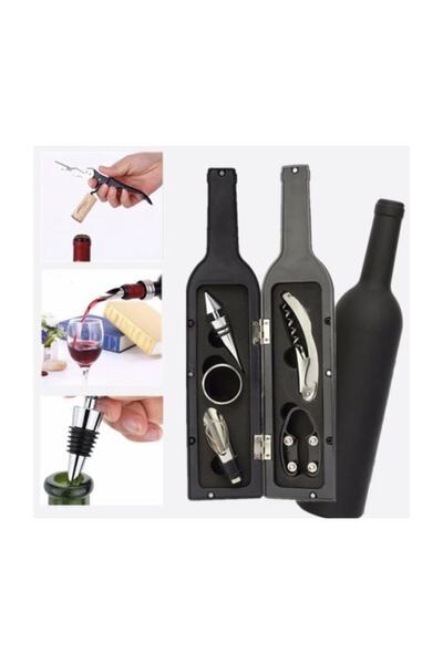 Touch Me 5 Piece Opener Corkscrew and Wine Accessory Set