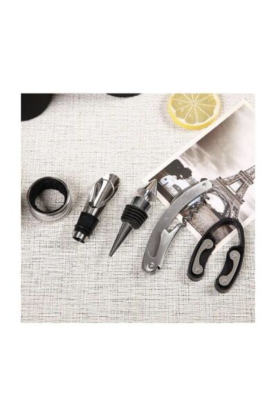 Touch Me 5 Piece Opener Corkscrew and Wine Accessory Set