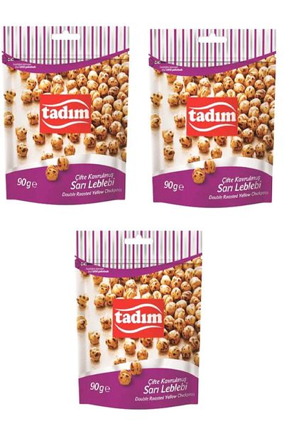 Tadım Yellow Chickpeas Double Roasted 90 Gr X 3 Pieces