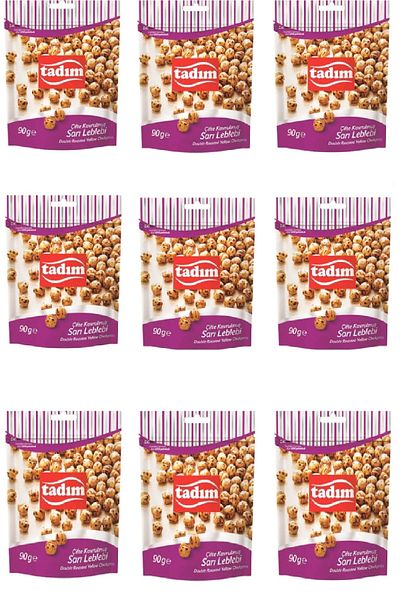 Tadım Yellow Chickpeas Double Roasted 90 Gr X 9 Pieces