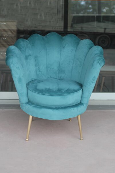 LOVİSSE HOME Turkuaz Papatya Berjer